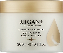 Масло для тіла - Argan+ Argan Oil infused Ultra Rich Body Butter — фото N1