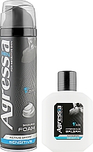 Набір для гоління - Agressia Sensitive (foam/200ml + balm/150ml) — фото N2