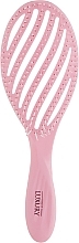 Масажна щітка для волосся L 24.5х8 см, HB-05-11, рожева - Beauty LUXURY — фото N1