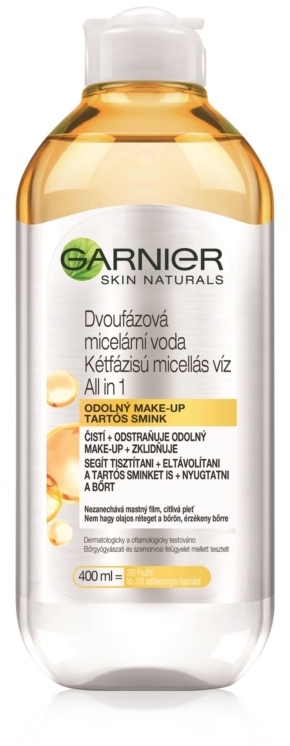 Двухфазная мицеллярная вода 3 в 1 - Garnier Skin Naturals All in 1 Micellar Cleansing Water in Oil — фото N1