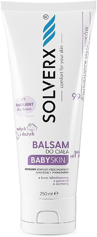 Бальзам для тіла - Solverx Baby Skin Balsam — фото N1