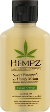 Молочко для тіла - Hempz Sweet Pineapple & Honey Melon Moisturizer — фото N1