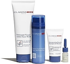 Набор, 5 продуктов - Clarins Men Hydration Essentials Set — фото N2