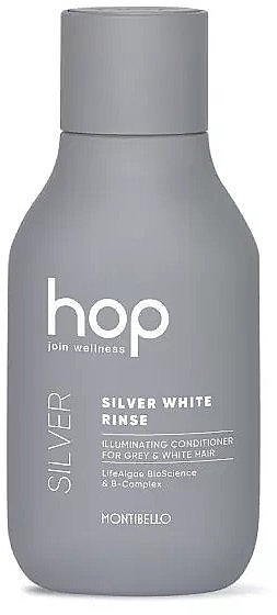 Осветляющий кондиционер для седых и платиновых волос - Montibello HOP Silver White Rinse — фото N1
