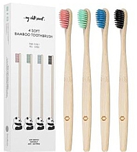 Набор зубных щеток - My White Secret 4 Soft Bamboo Toothbrush — фото N2