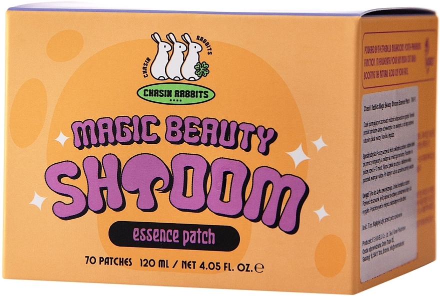 Пэды для лица с эссенцией снежного гриба - Chasin' Rabbits Magic Beauty Shroom Essence Patch — фото N2