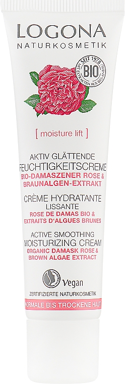 Био-крем для лица дневной для сухой кожи - Logona Facial Care Day Cream Organic Rose — фото N2