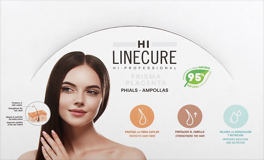 Ампули для догляду за волоссям - Hipertin Linecure Prisma Placenta — фото N5