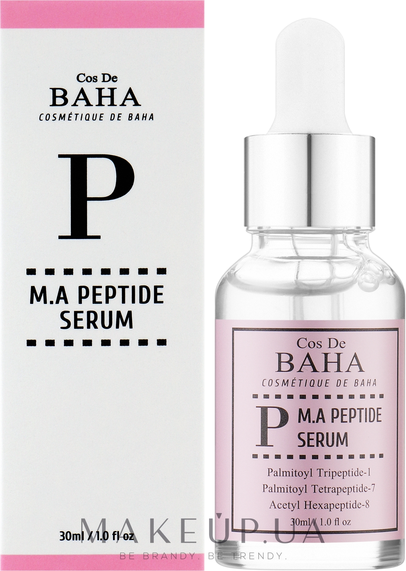 Пептидна сироватка з матриксілом і аргіреліном - Cos de BAHA Peptide Serum With Matrixyl 3000 & Argireline — фото 30ml