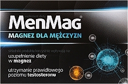 Духи, Парфюмерия, косметика Диетическая добавка для мужчин, в таблетках - Aflofarm MenMag