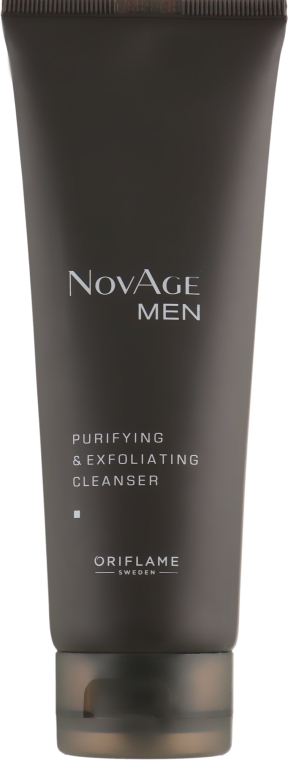Средство для умывания и скраб 2-в-1 - Oriflame NovAge Men Purifying & Exfoliating Cleancer — фото N1