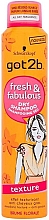 Духи, Парфюмерия, косметика Сухой шампунь для волос - Got2b Fresh & Fabulous Texture Shampoo