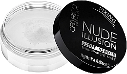 Рассыпчптая пудра для лица, прозрачная матирующая - Catrice Nude Illusion Loose Powder — фото N1