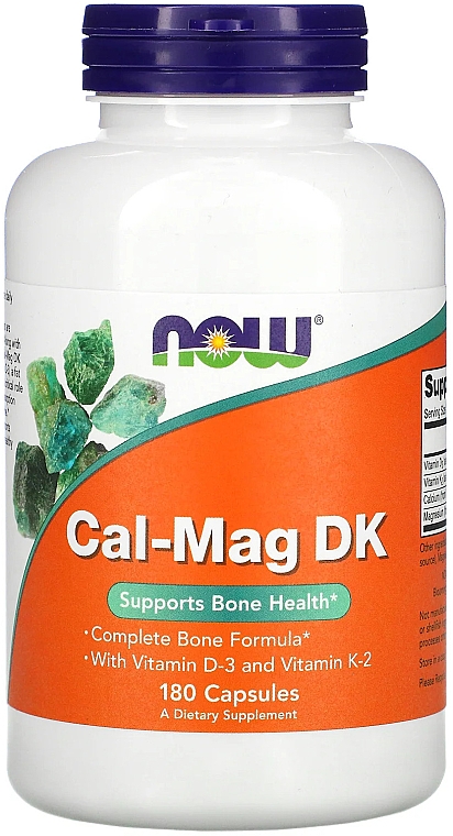 Кальций-Магний, 180 капсул - Now Foods Cal-Mag DK — фото N1