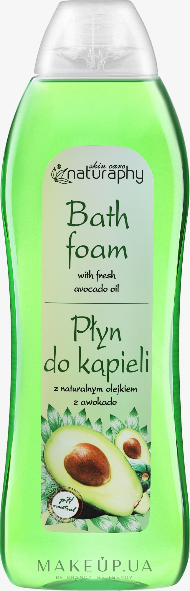 Піна для ванни "З олією авокадо" - Bluxcosmetics Naturaphy Avocado Oil Bath Foam — фото 1000ml