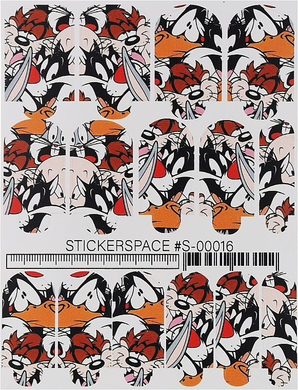 Дизайнерские наклейки для ногтей "Wraps S-00016" - StickersSpace — фото N1