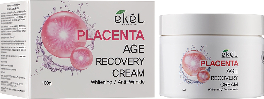 Крем для лица с плацентой - Ekel Age Recovery Placenta Cream — фото N2