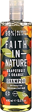 Шампунь для нормальных и жирных волос "Грейпфрут и апельсин" - Faith In Nature Grapefruit & Orange Shampoo — фото N1
