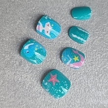 Накладные ногти для детей "Русалочка", 969 - Deni Carte Magic Miss Tips — фото N4