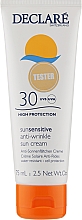 Сонцезахисний крем - Declare Anti-Wrinkle Sun Protection Cream SPF 30 (тестер) — фото N1
