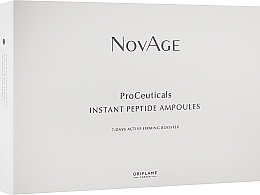 Сыворотка-концентрат для повышения упругости кожи с пептидами - Oriflame Novage ProCeuticals Instant Peptide Ampoules — фото N1