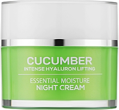 Парфумерія, косметика Нічний крем «Гілаурон + екстракт огірка» - BioFresh Cucumber Essential Moisture Night Cream