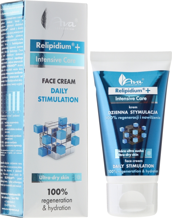 Денний крем для обличчя - Ava Laboratorium Relipidium+ Daily Stimulation Day Cream — фото N1