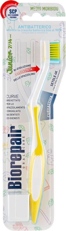 Набір "Junior", жовтий - Biorepair (toothpaste/75ml + toothbrush/1шт) — фото N10
