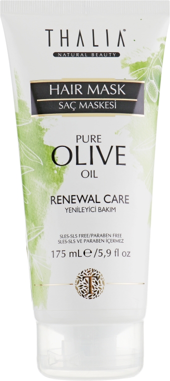 Маска для волосся, з оливковою олією - Thalia Pure Olive Hair Mask — фото N1