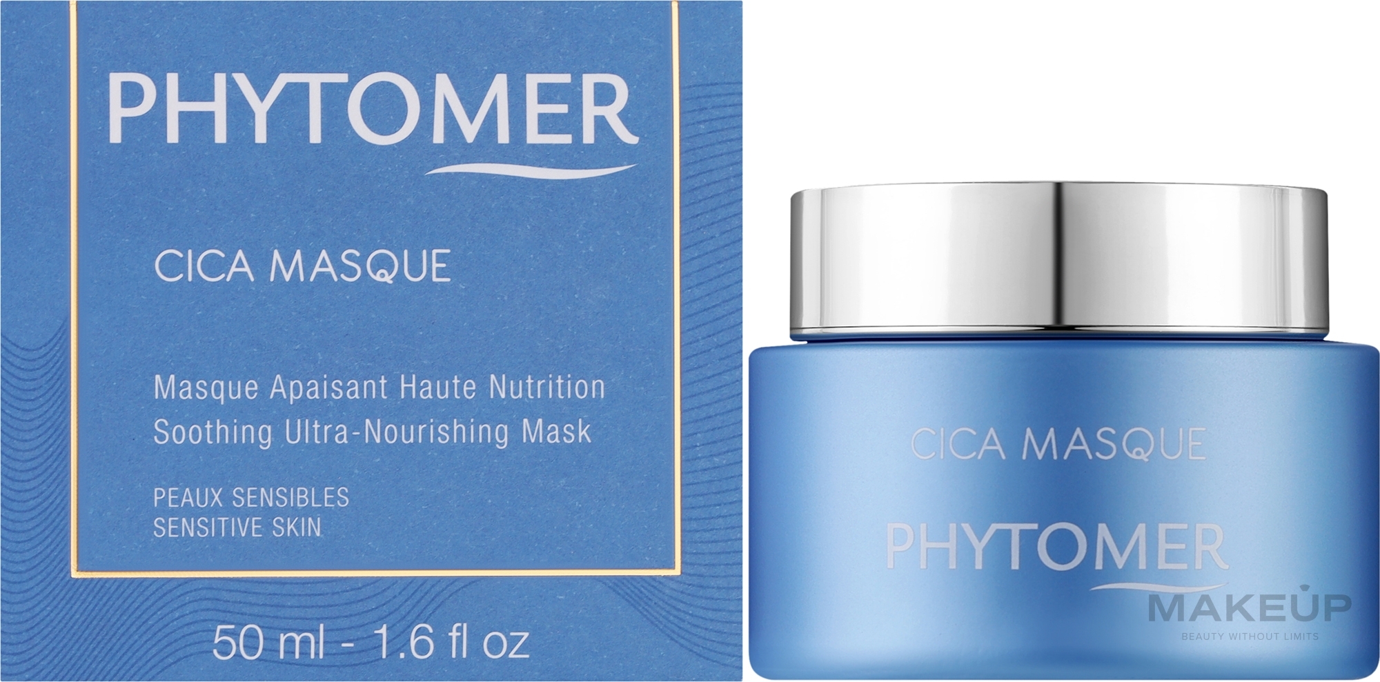 Заспокійлива ультраживильна маска для обличчя - Phytomer Cica Masque — фото 50ml