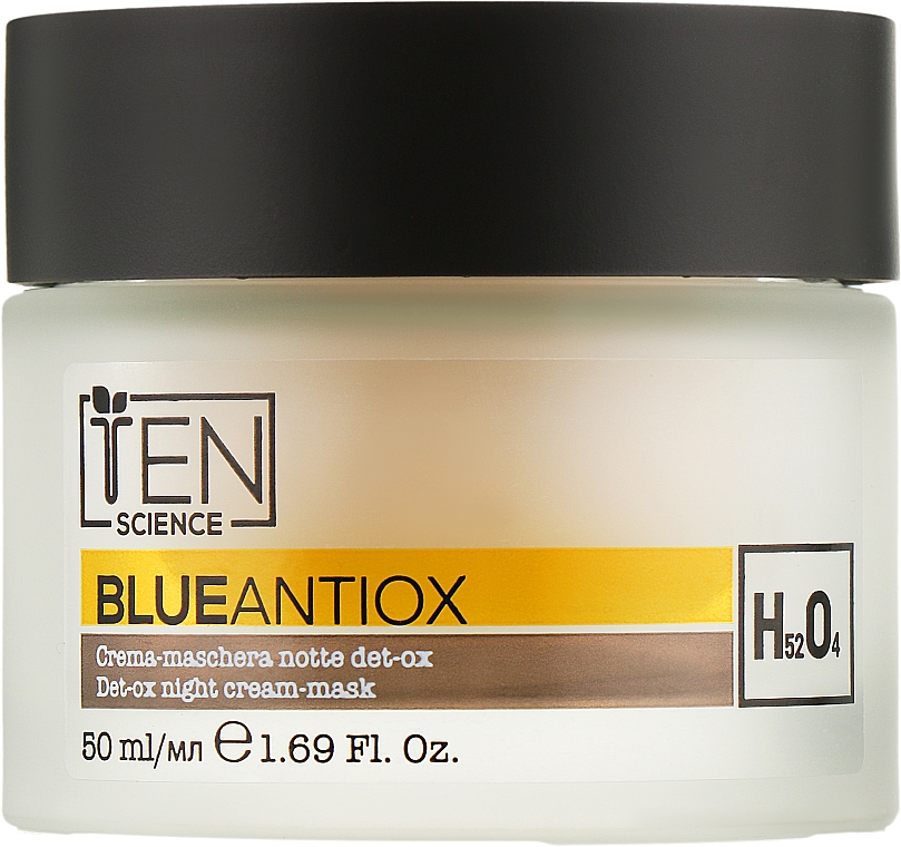 Антиоксидантный ночной крем-маска - Ten Science Blue Antiox Night Cream — фото N1