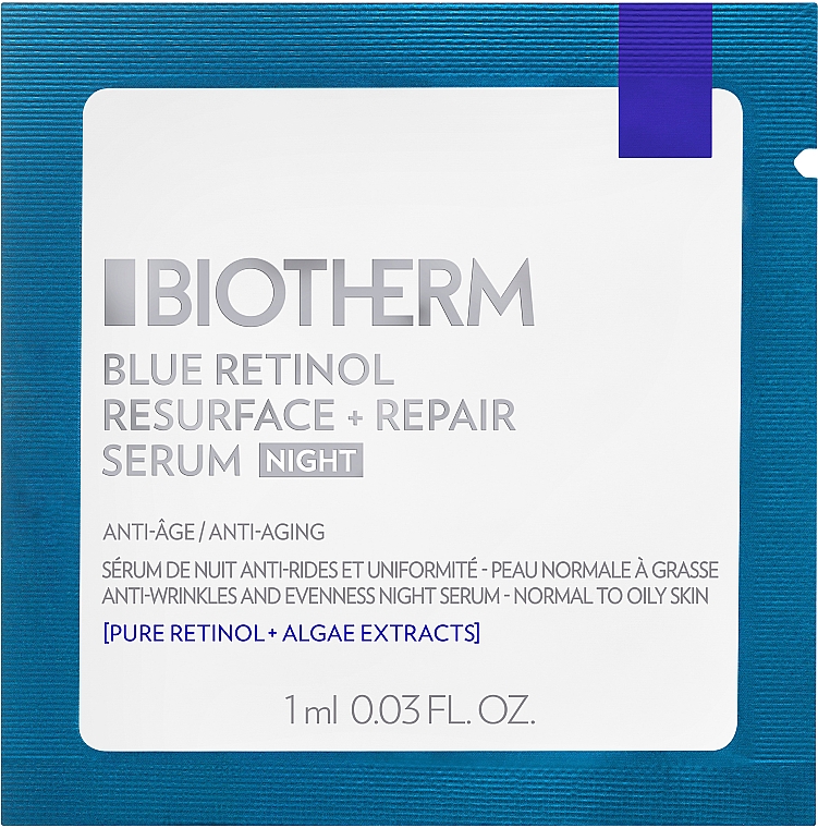 Ночная сыворотка для лица - Biotherm Blue Retinol Serum Night (пробник) — фото N1