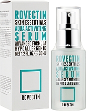 Зволожувальна сироватка для обличчя - Rovectin Skin Essentials Aqua Activating Serum — фото N2