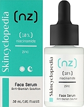 Сыворотка против пигментных пятен для лица с ниацинамидом и цинком - Skincyclopedia Blemish-Soothing Face Serum With 10% Niacinamide And 1% Zinc — фото N2