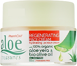 Регенерувальний крем для обличчя - Pharmaid Aloe Treasures Regenerative Face Cream — фото N2