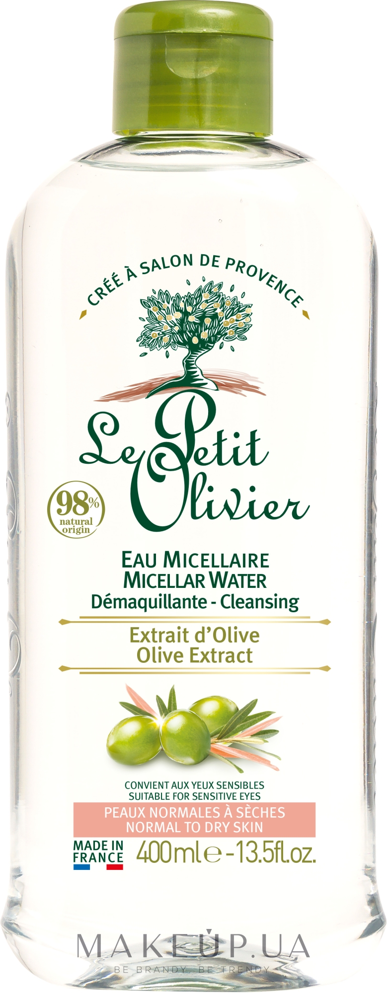 Мицеллярная вода - Le Petit Olivier Eau Micellaire — фото 400ml