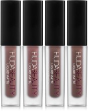 Духи, Парфюмерия, косметика Набор (lip/4x1.9ml) - Huda Beauty Liquid Matte Lipstick