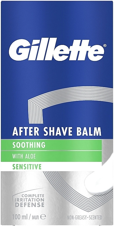 Бальзам після гоління "Заспокійливий з алое вера" - Gillette Series After Shave Balm Soothing With Aloe — фото N2