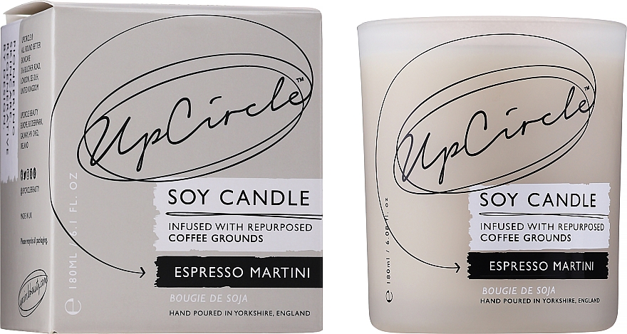Натуральная соевая свеча - UpCircle Espresso Martini Soy Candle — фото N2