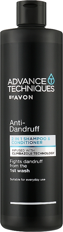 Шампунь-кондиціонер 2 в 1, проти лупи - Avon Advance Techniques Anti-Dandruff 2 in 1 Shampoo & Conditioner — фото N1