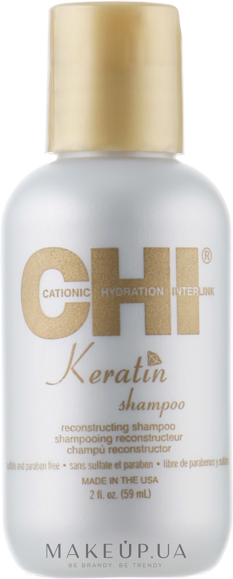 Восстанавливающий кератиновый шампунь - CHI Keratin Reconstructing Shampoo — фото 59ml
