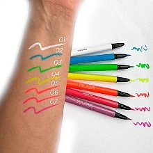 Подводка-фломастер для глаз "Неон" - Parisa Cosmetics Neon Eyeliner — фото N6