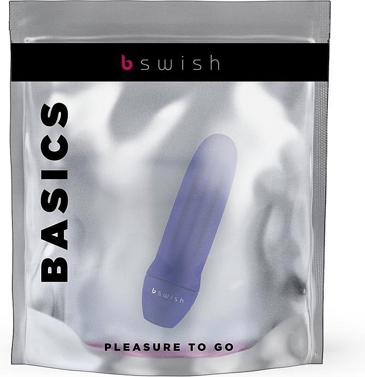 Классический мини-вибратор, синий - B Swish Bmine Basic Bullet Vibrator Reflex Blue — фото N2