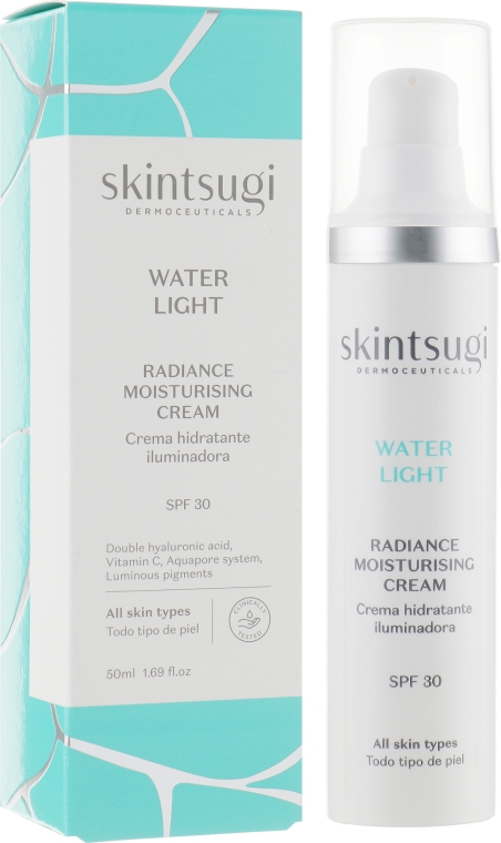 Денний зволожувальний крем для обличчя - Skintsugi Waterlight Radiance Moisturising Cream SPF30