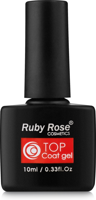 Верхнее покрытие для гель-лака - Ruby Rose Top Coat Gel — фото N1