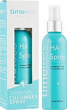 Освежающий и увлажняющий спрей для лица - Timeless Skin Care HA Matrixyl 3000 Cucumber Spray  — фото N2