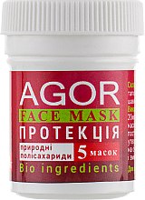 Полісахаридна маска "Протекція" - Agor Face Mask — фото N1