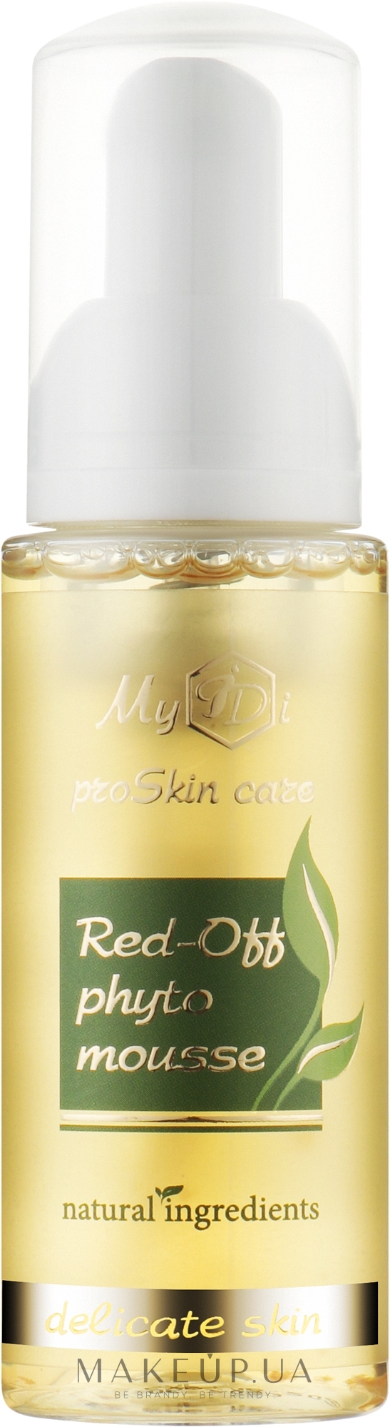 Очищувальний мус для чутливої шкіри - MyIDi Red-Off Phyto Mousse (міні) — фото 80ml