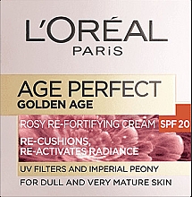 Дневной крем - L'Oreal Paris Age Perfect Golden Age Rosy Day Cream SPF20 — фото N2