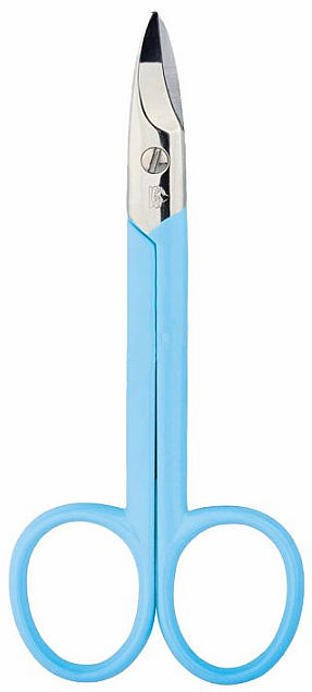 Ножиці для нігтів 91394, 10.5 см, блакитна ручка - Erbe Solingen — фото N1